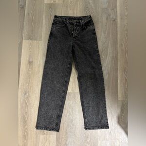 Wild Fable Black High Rise Straight Leg Jeans